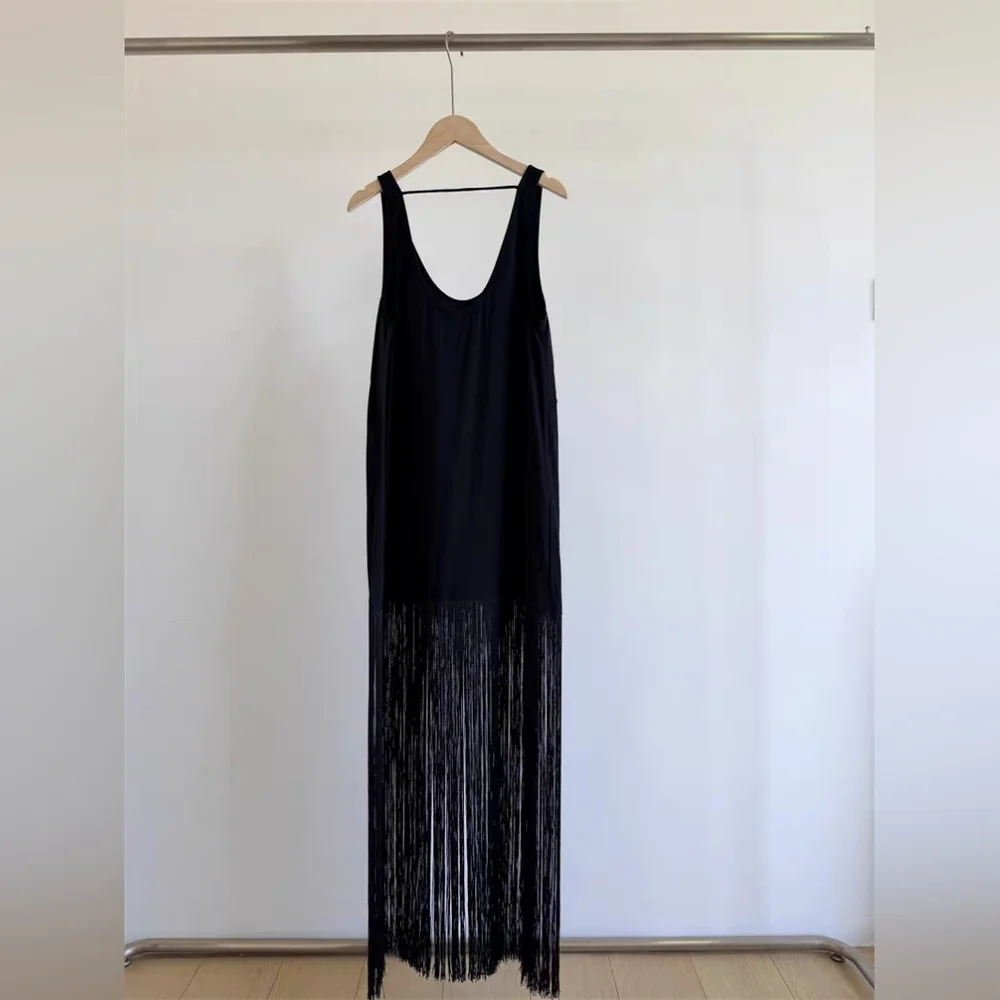 Mr. Larkin Tassel Slip Dress - Picture 7 of 10
